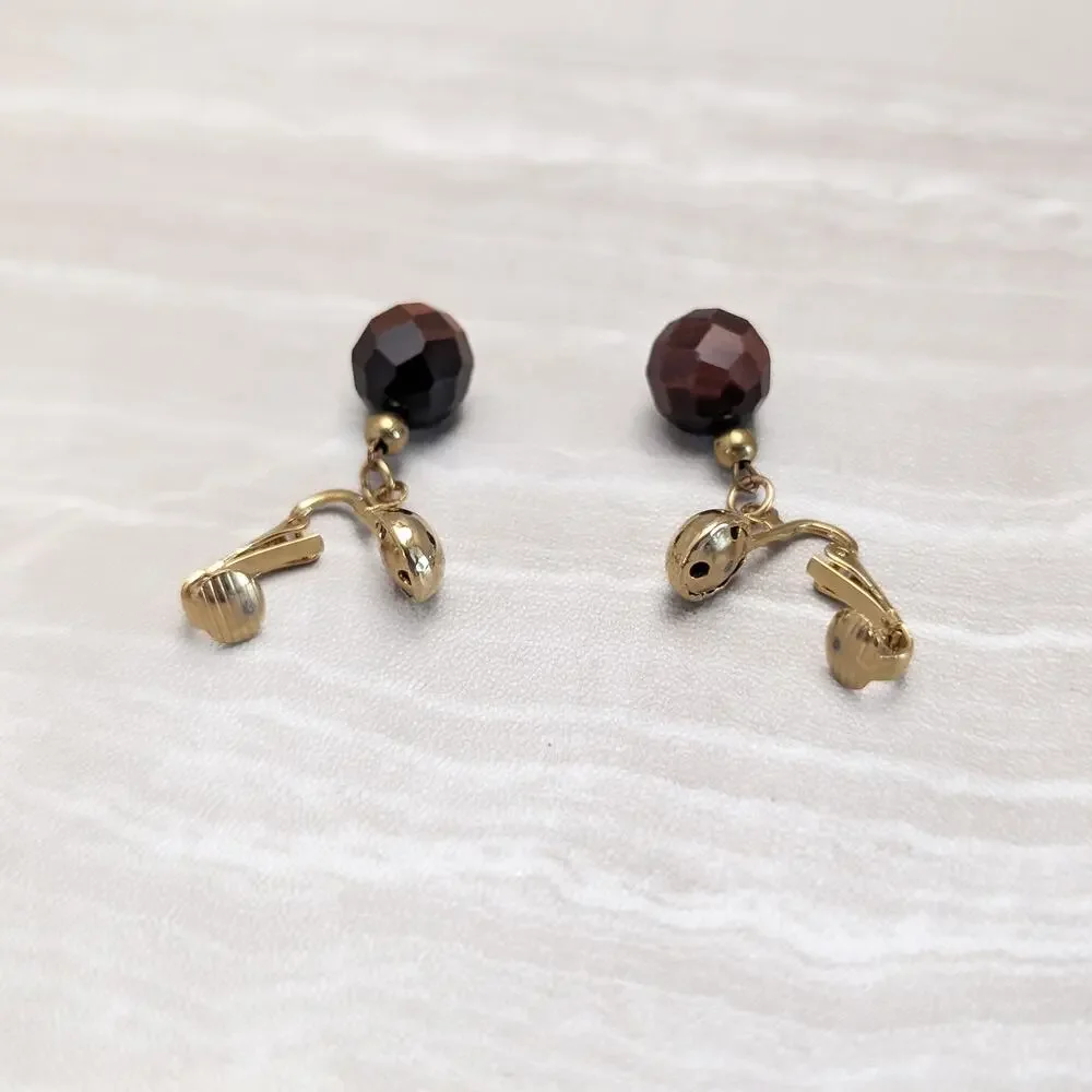 Vintage clip earrings